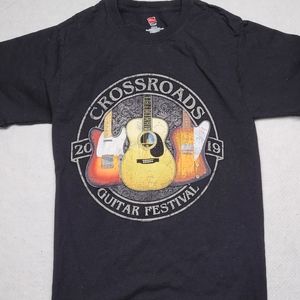 Crossroads guitar festival t-shirt men's small